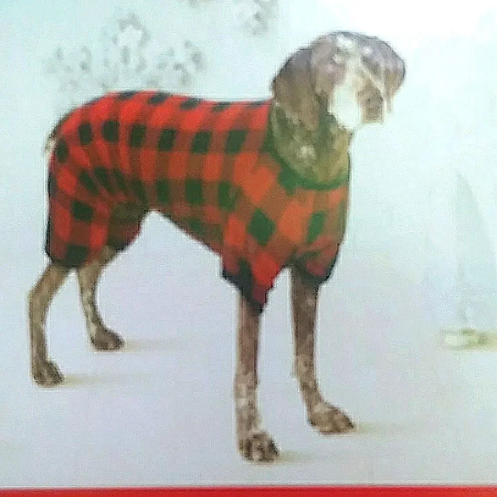 New Dog Plaid Pajama Burrow Dog Toys Clothes Lot Size M Polar Bears…